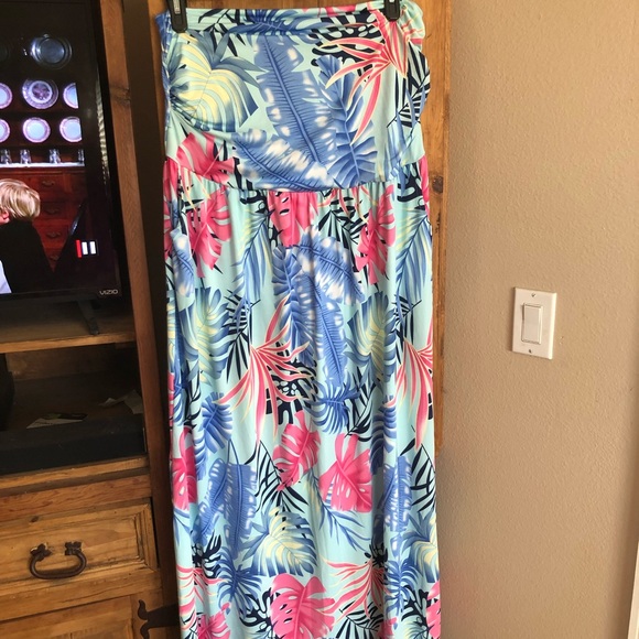 Tropical maxi dress - Picture 1 of 1